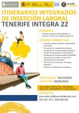 TENERIFE INTEGRA 22 – ITINERARIOS INTEGRADOS DE INSERCIÓN LABORAL. 